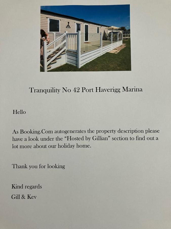 Tranquility No 42 Port Haverigg Marina Millom Ngoại thất bức ảnh